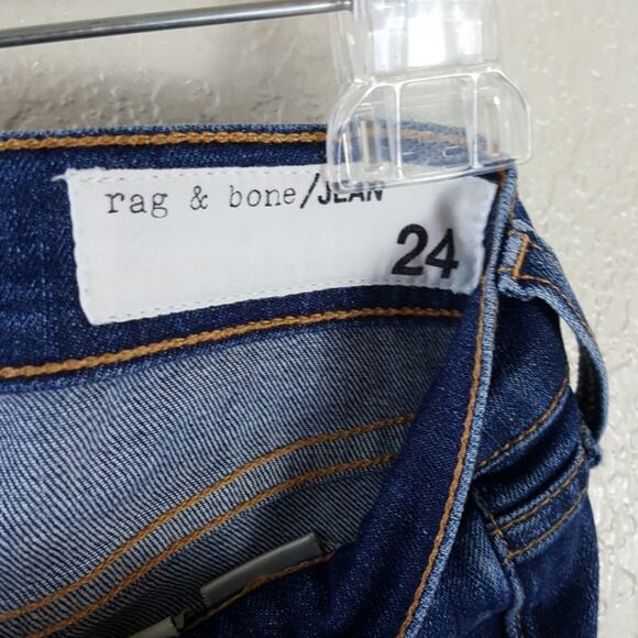 Rag & Bone distressed destroyed Capri jeans Size 24 Excellent condition - Picture 5 of 7